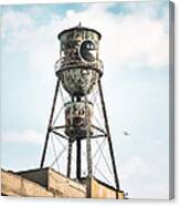 New York Water Towers 9 - Bed Stuy Brooklyn Canvas Print