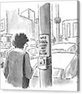 New Yorker March 25th, 1996 Canvas Print
