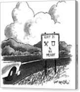 New Yorker November 14th, 1994 Canvas Print