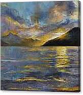 New Zealand Sunset Canvas Print