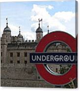 Next Stop Tower Of London Canvas Print