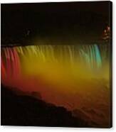 Niagara Falls A Glow Canvas Print
