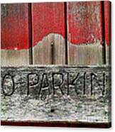No Parking Canvas Print