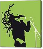 No016 My Bob Marley Minimal Music Poster Canvas Print