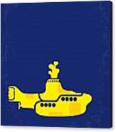 No257 My Yellow Submarine Minimal Movie Poster Canvas Print