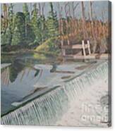 Nora Mill Waterfall Canvas Print