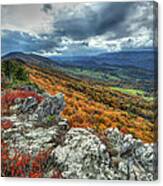 North Fork Mountain Overlook Canvas Print