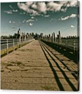 North Pier Liberty Island Canvas Print