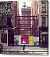 #notafacadeyet #nyc #architecture Canvas Print
