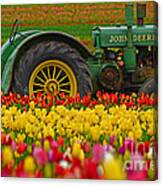 Nothing Runs Like A Deere Canvas Print