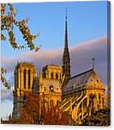 Notre Dame Sunrise Canvas Print