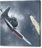 Sbd Dauntless -- Nowhere To Hide Canvas Print