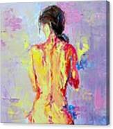 Nude Woman Figure No. 2 Canvas Print