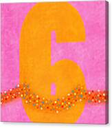 Number Six Flotation Device Canvas Print