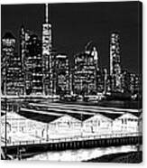 Ny Black Canvas Print