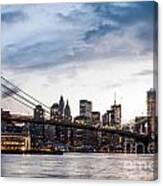 Nyc Brooklyn Bridge Canvas Print