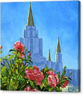 Oakland California Lds Temple Canvas Print