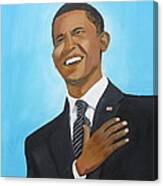 Obama's First Inauguration Canvas Print