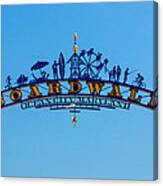 Ocean City Boardwalk Arch Canvas Print