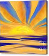Ocean Sunrise Canvas Print