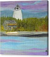 Ocracoke Lighthouse Canvas Print