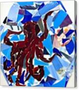 #octopus #glass #artproject #art Canvas Print