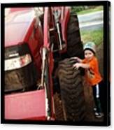 Oh How He Will Miss The Tractor Once It Canvas Print