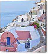 Oia Landscape Canvas Print