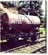 Oil Tanker #whitby #train #steam Canvas Print