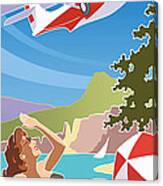 Okanagan Air, Mid Century Fun Canvas Print