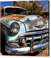 Old Baby Blue Chevy Canvas Print