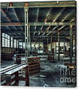 Old Factory Ruin Canvas Print