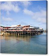 Old Fisherman's Wharf In Monterey Canvas Print