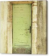 Old Front Door Canvas Print