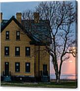 Old House At Sunset Canvas Print