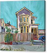 Old House In East Oakland Canvas Print