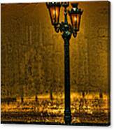 Old Lima Street Lamp Canvas Print