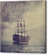 Old Pirate Ship Canvas Print