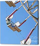 Old Time Ferris Wheel Canvas Print