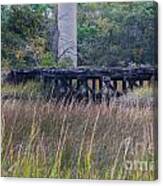 Old Train Tracks Canvas Print