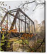 Old Trestle In The Fall Canvas Print