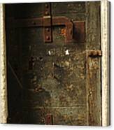 Old Venice Rusty Door Locks Canvas Print