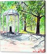 Old Well Chapel Hill Canvas Print