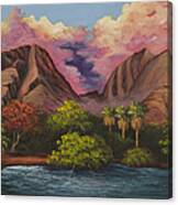 Olowalu Valley Canvas Print
