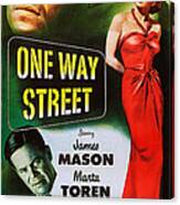 One Way Street, Us Poster, From Left Canvas Print