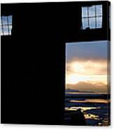 Open Door Sunset - A Great Salt Lake Sunset Canvas Print