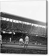 Opening Day At Griffith Stadium - Washington Dc 1922 Canvas Print