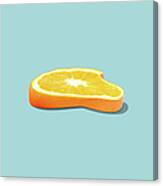 Orange Fruit Slice Canvas Print