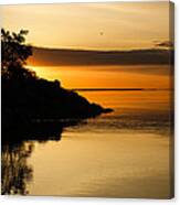 Orange Sunrise Canvas Print