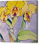 Orchid Study Canvas Print